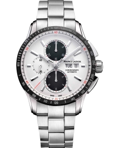 Купить Швейцарские механические наручные часы Maurice Lacroix PT6038-SSL22-130-1 с хронографом в E-mobi