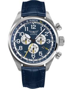 Купить Швейцарские наручные часы Aviator V.2.25.0.170.4 с хронографом в E-mobi