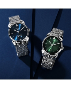 Купить Швейцарские механические наручные часы Cuervo y Sobrinos 3102B.1ASB  в E-mobi