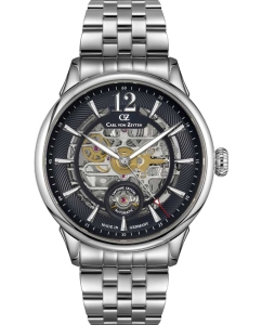 Купить Механические наручные часы Carl von Zeyten CVZ0080BKMS в E-mobi