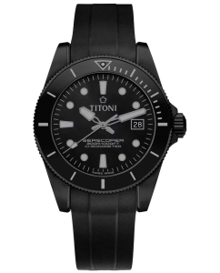 Купить Швейцарские механические наручные часы Titoni 83300-B-BK-R-716 в E-mobi