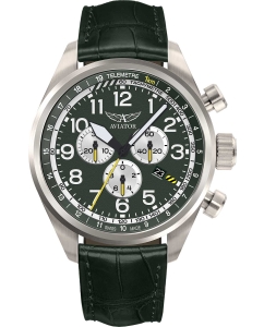 Купить Швейцарские наручные часы Aviator V.2.25.7.171.4 с хронографом в E-mobi