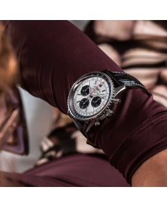 Купить Швейцарские механические наручные часы Breitling AB0138241G1P1 с хронографом  в E-mobi