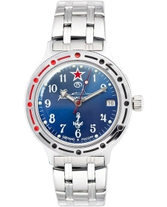 Купить Российские механические наручные часы Восток Амфибия 420289 в E-mobi