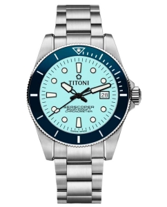 Купить Швейцарские механические наручные часы Titoni 83300-S-BE-718 в E-mobi