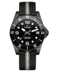 Купить Швейцарские механические наручные часы Titoni 83600-C-BK-T1-256 в E-mobi