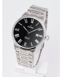 Купить Швейцарские механические наручные часы Titoni 83733-S-621  в E-mobi