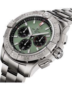 Купить Швейцарские механические наручные часы Breitling AB0147101L1A1 с хронографом  в E-mobi
