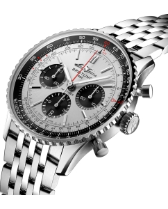 Купить Швейцарские механические наручные часы Breitling AB0138241G1A1 с хронографом  в E-mobi