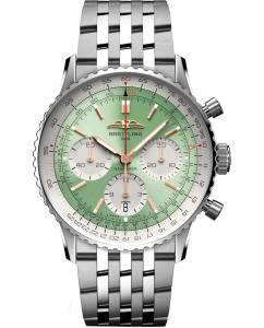 Купить Швейцарские механические наручные часы Breitling AB0139211L1A1 с хронографом в E-mobi
