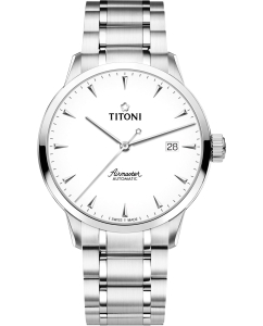 Купить Швейцарские механические наручные часы Titoni 83733-S-583 в E-mobi