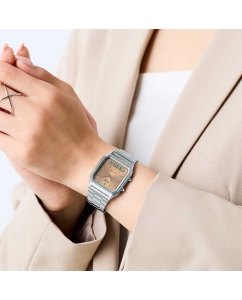 Купить Японские наручные часы Casio Vintage AQ-230A-4A с хронографом  в E-mobi