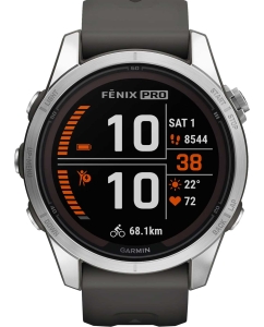Купить Умные часы Garmin Fenix 7s Pro Solar Silver 010-02776-01 в E-mobi
