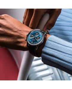 Купить Швейцарские механические наручные часы Breitling AB0139241C1P1 с хронографом  в E-mobi