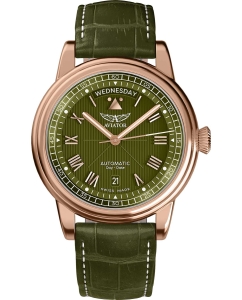 Купить Швейцарские механические наручные часы Aviator V.3.35.2.279.4 в E-mobi