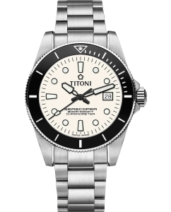 Купить Швейцарские механические наручные часы Titoni 83300-S-BK-713 в E-mobi