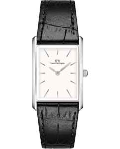 Купить Наручные часы Daniel Wellington Bound 35x24 Black croc leather S White в E-mobi