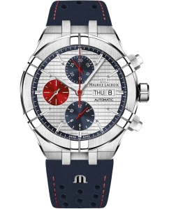 Купить Швейцарские механические наручные часы Maurice Lacroix AI6038-SS001-133-4 с хронографом в E-mobi