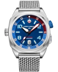 Купить Швейцарские механические наручные часы Cuervo y Sobrinos 2860.1BL в E-mobi