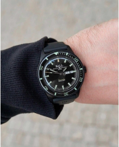 Купить Швейцарские механические титановые наручные часы BALL DM3208B-P2J-BK  в E-mobi
