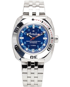 Купить Российские механические наручные часы Восток Амфибия 710440 в E-mobi