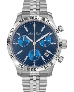 Купить Швейцарские наручные часы Mathey-Tissot H1822CHABU с хронографом в E-mobi