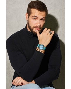 Купить Швейцарские механические наручные часы Cuervo y Sobrinos 2860.1AZ  в E-mobi