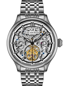 Купить Механические наручные часы Carl von Zeyten CVZ0014WHMS в E-mobi