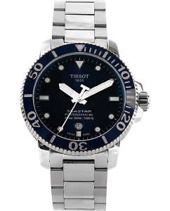 Купить Швейцарские механические наручные часы Tissot T-Sport Seastar T120.407.11.041.03 в E-mobi