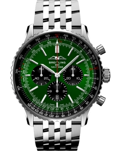 Купить Швейцарские механические наручные часы Breitling AB0137241L1A1 с хронографом в E-mobi