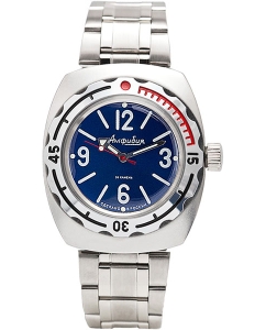 Купить Российские механические наручные часы Восток Амфибия 90914 в E-mobi