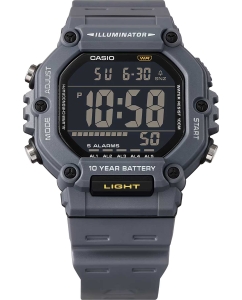 Купить Японские наручные часы Casio Collection AE-1600H-8B с хронографом  в E-mobi