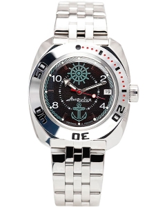 Купить Российские механические наручные часы Восток Амфибия 710526 в E-mobi