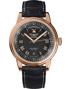 Купить Швейцарские механические наручные часы Aviator V.3.35.2.275.4 в E-mobi