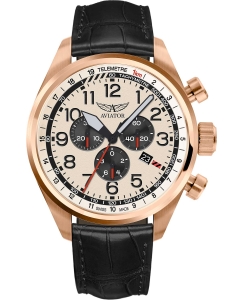 Купить Швейцарские наручные часы Aviator V.2.25.2.173.4 с хронографом в E-mobi