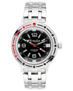 Купить Российские механические наручные часы Восток Амфибия 420640 в E-mobi