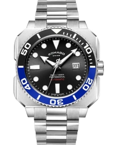 Купить Швейцарские механические наручные часы ROMAGO RM109-SVBUBK в E-mobi