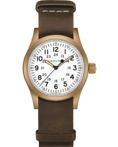 Купить Швейцарские механические титановые наручные часы Hamilton H69459510 в E-mobi