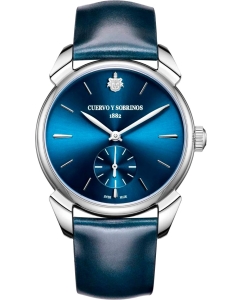 Купить Швейцарские механические наручные часы Cuervo y Sobrinos 3102.1ASB в E-mobi