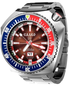 Купить Российские механические наручные часы Слава Садко 5007170/100-2427 в E-mobi