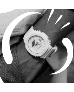 Купить Японские наручные часы Casio G-SHOCK GA-2100-7A7 с хронографом  в E-mobi