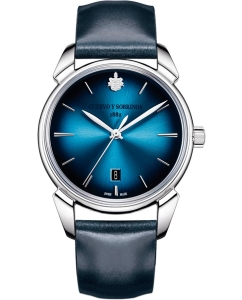 Купить Швейцарские механические наручные часы Cuervo y Sobrinos 3101.1ASB в E-mobi