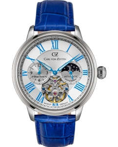Купить Механические наручные часы Carl von Zeyten CVZ0081WHS в E-mobi
