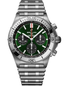 Купить Швейцарские механические наручные часы Breitling AB0134101L1A1 с хронографом в E-mobi