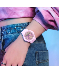 Купить Японские наручные часы Casio Baby-G BGA-280TD-4A с хронографом  в E-mobi