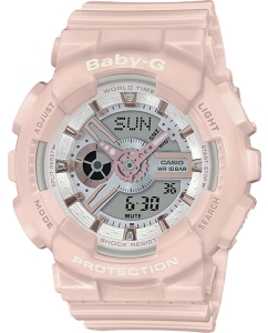 Купить Японские наручные часы Casio Baby-G BA-110RG-4A с хронографом в E-mobi