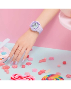 Купить Японские наручные часы Casio Baby-G BGA-280SW-6A с хронографом  в E-mobi