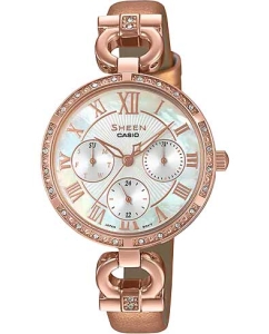 Купить Японские наручные часы Casio Sheen SHE-3067PGL-7B в E-mobi