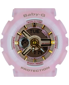 Купить Японские наручные часы Casio Baby-G BA-110SC-4AER с хронографом  в E-mobi
