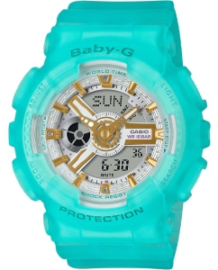 Купить Японские наручные часы Casio Baby-G BA-110SC-2AER с хронографом в E-mobi